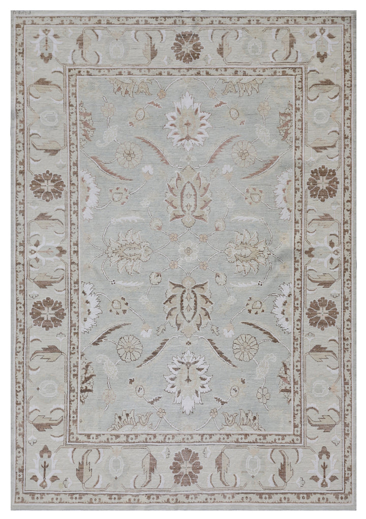 6'x8' Small Sultanabad Design Ariana Traditional Hand Knotted Wool Rug