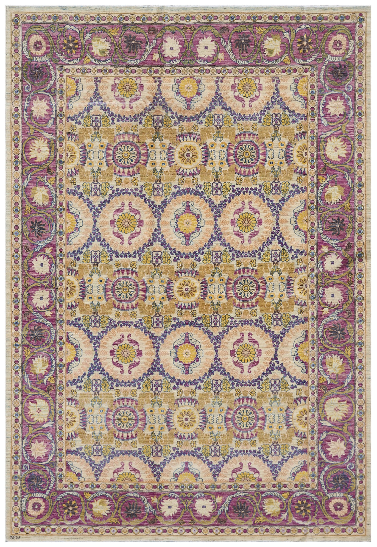 6x8 Ariana Traditional Multi Color Hazara Rug