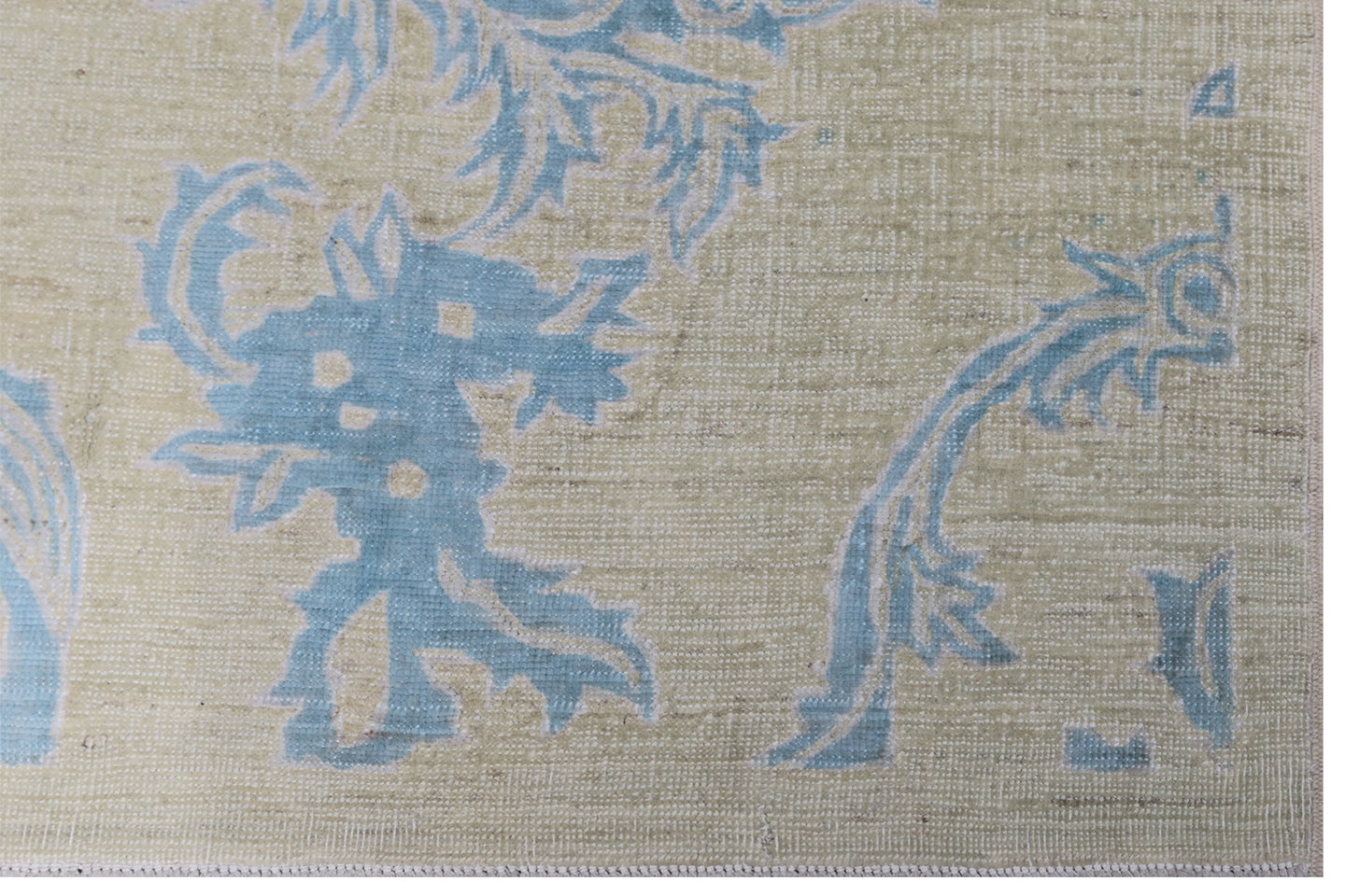 6'x9' Ariana Transitional Ivory Blue Floral Rug