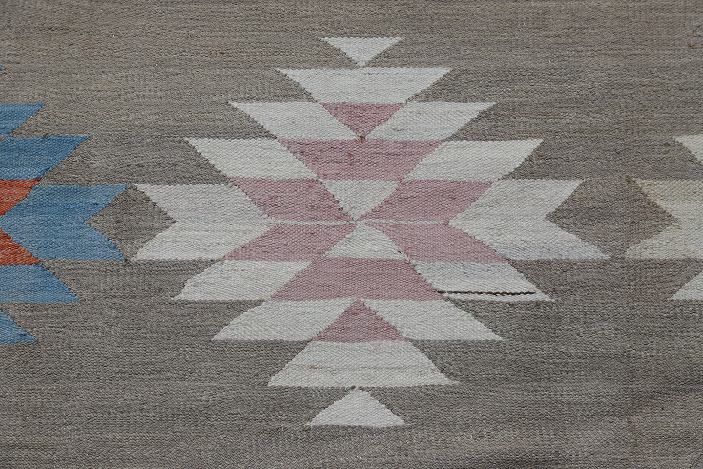 12'x18' Southwest Style Hand-woven Wool Ariana Kilim Large Rug