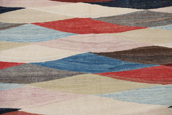 10'x12' Ariana Kilim Jewel Tone Colorful Area Rug