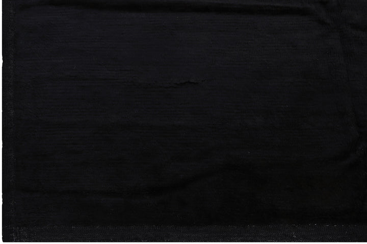 10'x15' Ariana Moroccan Style Solid Black Ariana Barchi Collection Rug