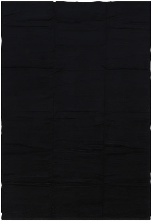 10'x15' Ariana Moroccan Style Solid Black Ariana Barchi Collection Rug