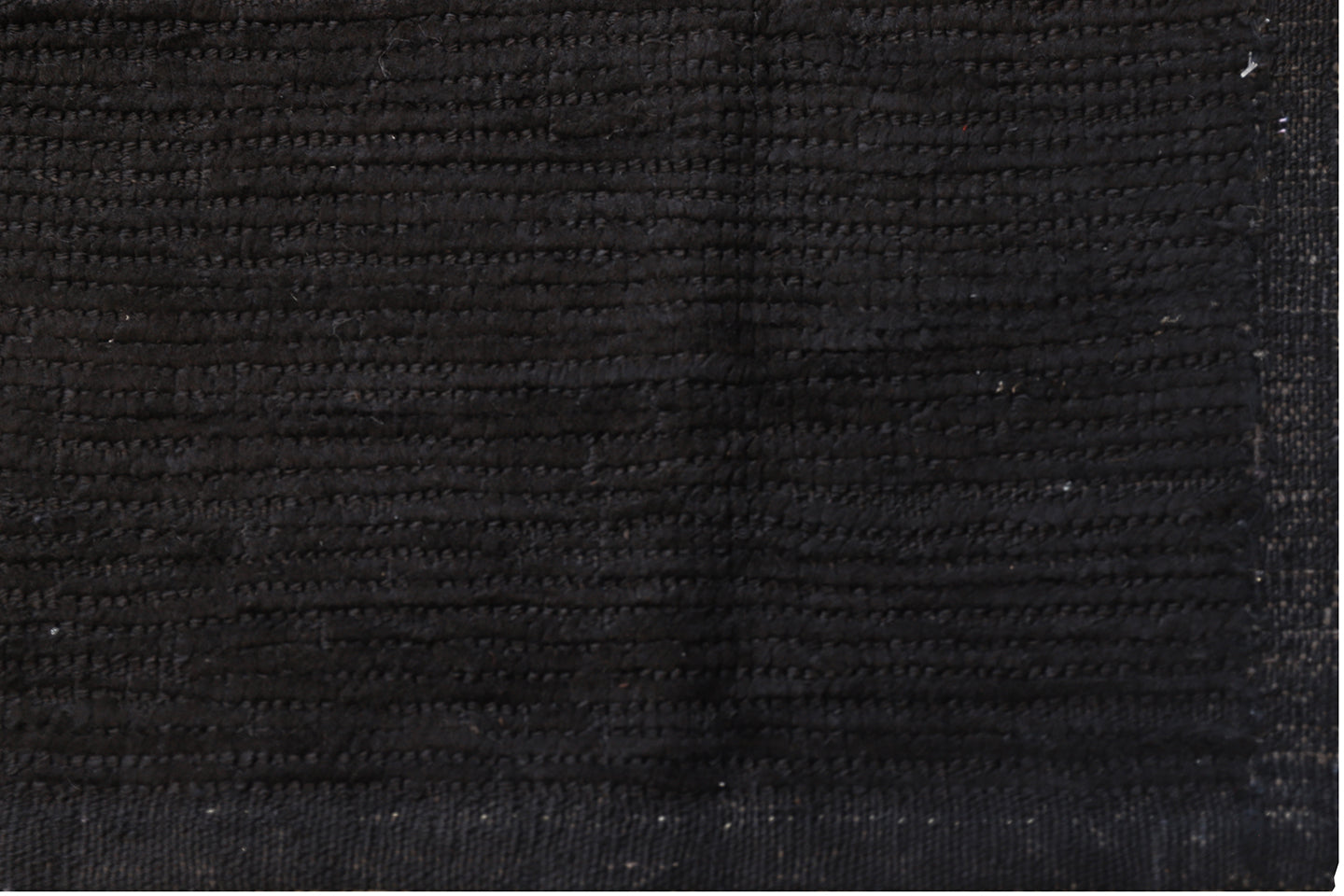 11x13 Solid Black Shaggy Ariana Barchi Collection Rug