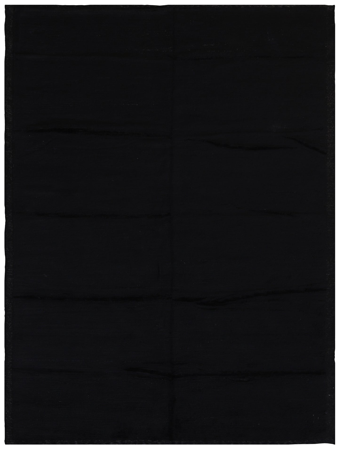 6'x9' Ariana Moroccan Style Solid Black Shaggy Barchi Collection Rug