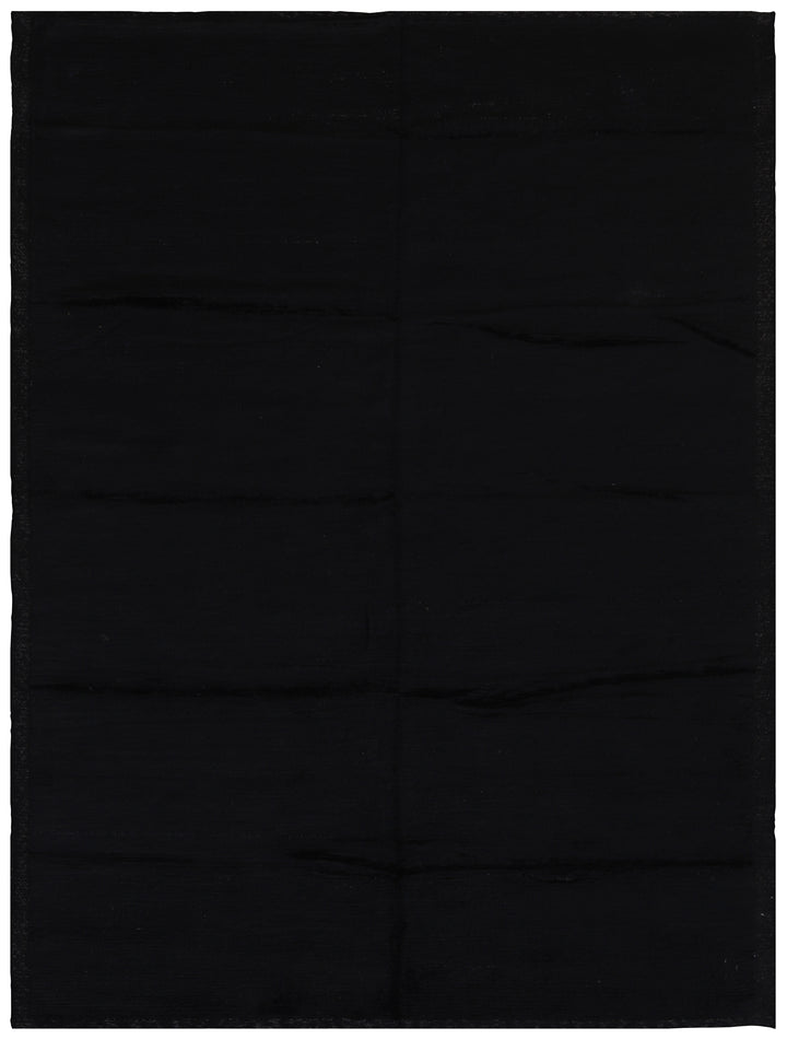 6'x9' Ariana Moroccan Style Solid Black Shaggy Barchi Collection Rug