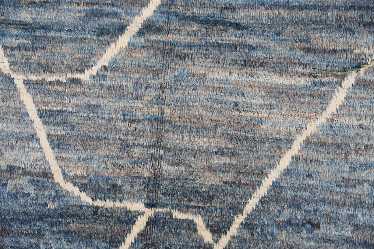 13'x20' Blue and White Moroccan Style Ariana Barchi Rug
