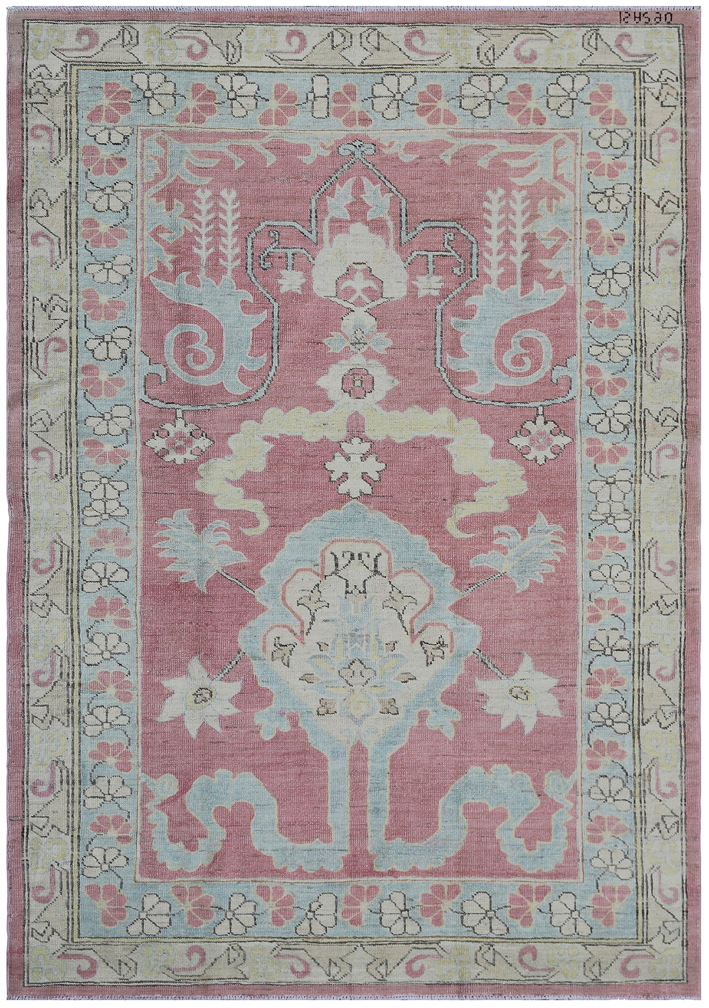 4'x6' Pink Turkish Design Directional Ariana Traditional Rugs
