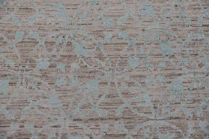 9'x12' Wool Rug | Ariana Modern Brown Blue Transitional Rug