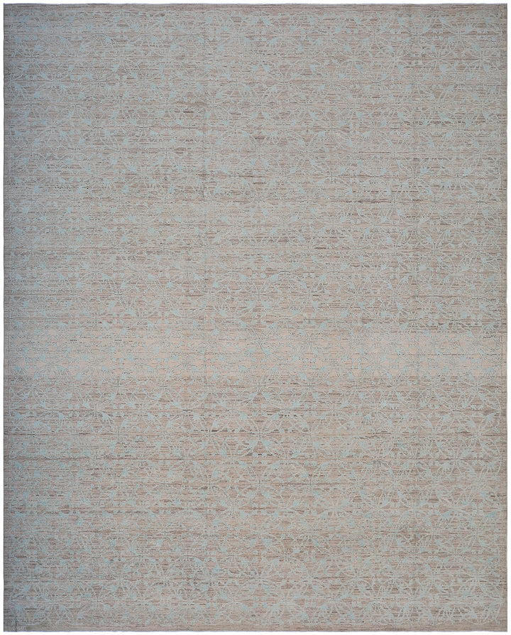 9'x12' Wool Rug | Ariana Modern Brown Blue Transitional Rug