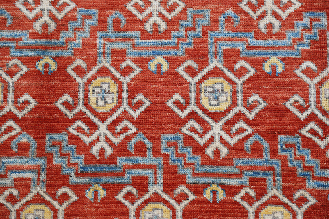 4'x6' Red Purple Gold Turkish Design Ariana Traditional Rug