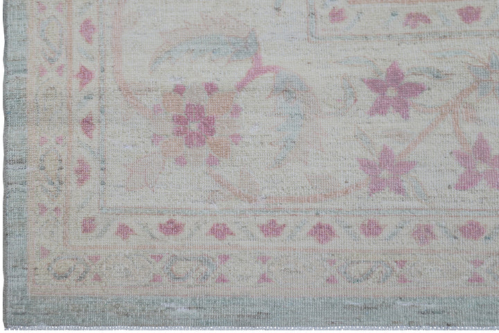 9'x12' Ariana Magenta Blue Yellow Persian Floral Design Transitional Rug