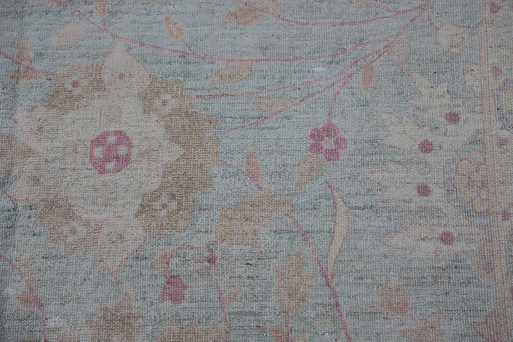 9'x12' Ariana Magenta Blue Yellow Persian Floral Design Transitional Rug