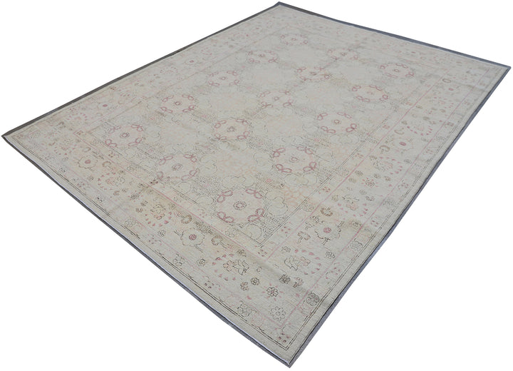 6'x8' Fine quality Ivory Gold Pink Brown Persian Design Ariana Transitional Rug