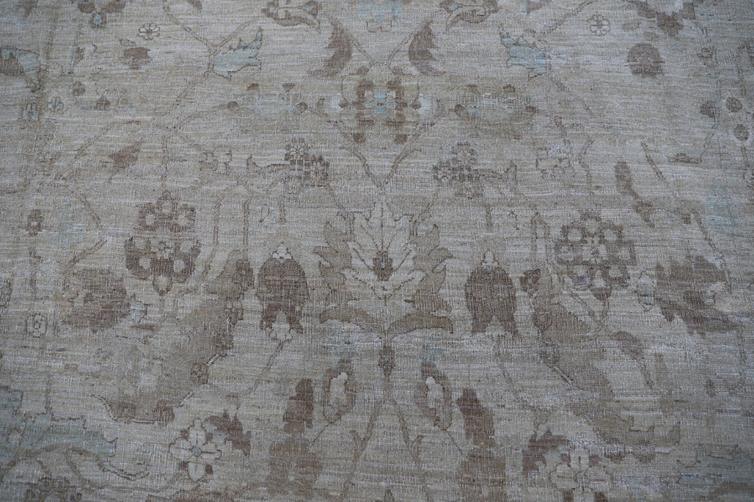 10'x14' Ariana Large Ivory White Mauve Blue Polonaise Design Luxury Collection Rug