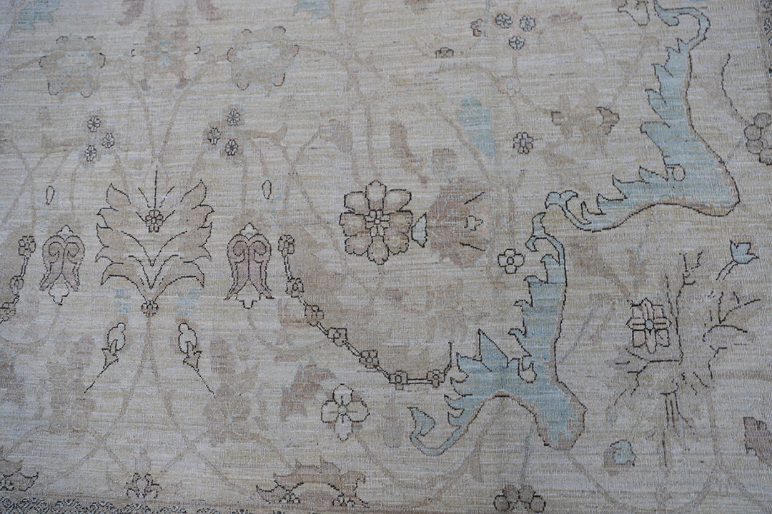 10'x14' Ariana Large Ivory White Mauve Blue Polonaise Design Luxury Collection Rug