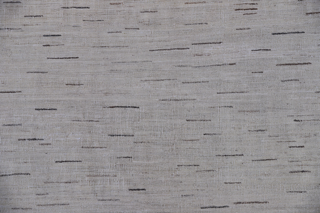 7x10 Ivory Brown Stria Ariana Modern Collection Rug