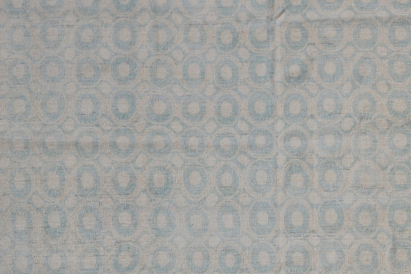 9'x12' Ariana Blue Ivory Circular Design Modern Collection Rug