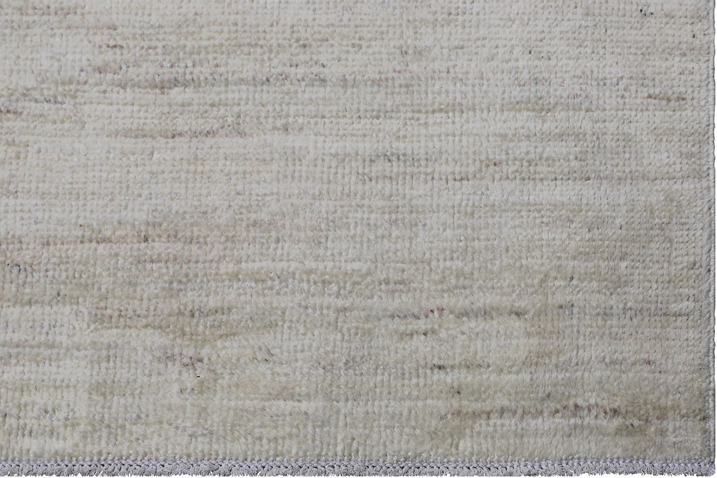 10x14 Solid Ivory Ariana Modern Wool Rug