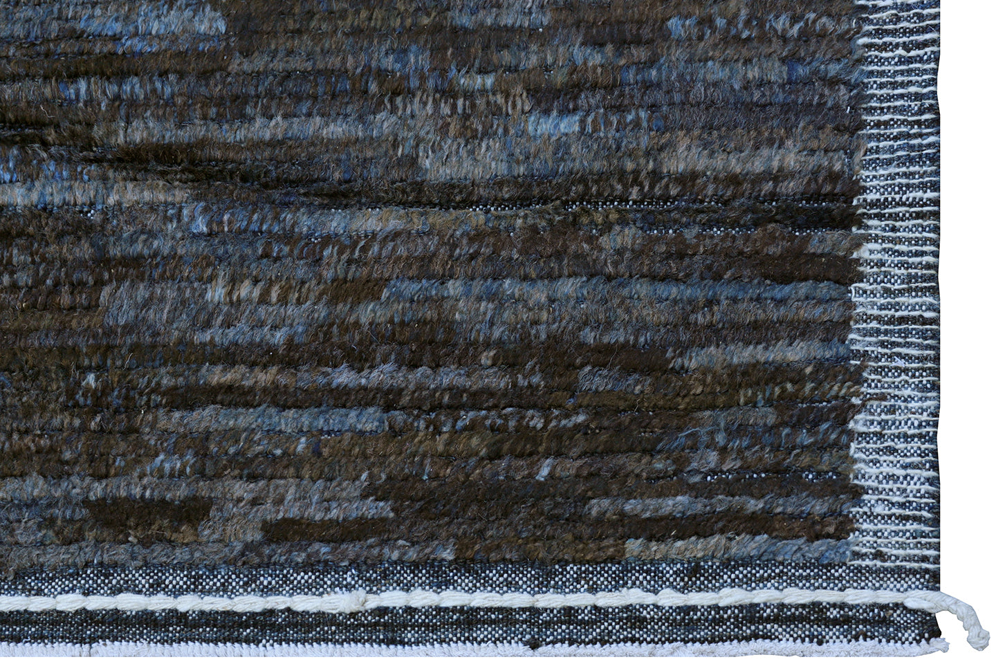 9'x12' Ariana Moroccan Solid Navy Blue Barchi Rug