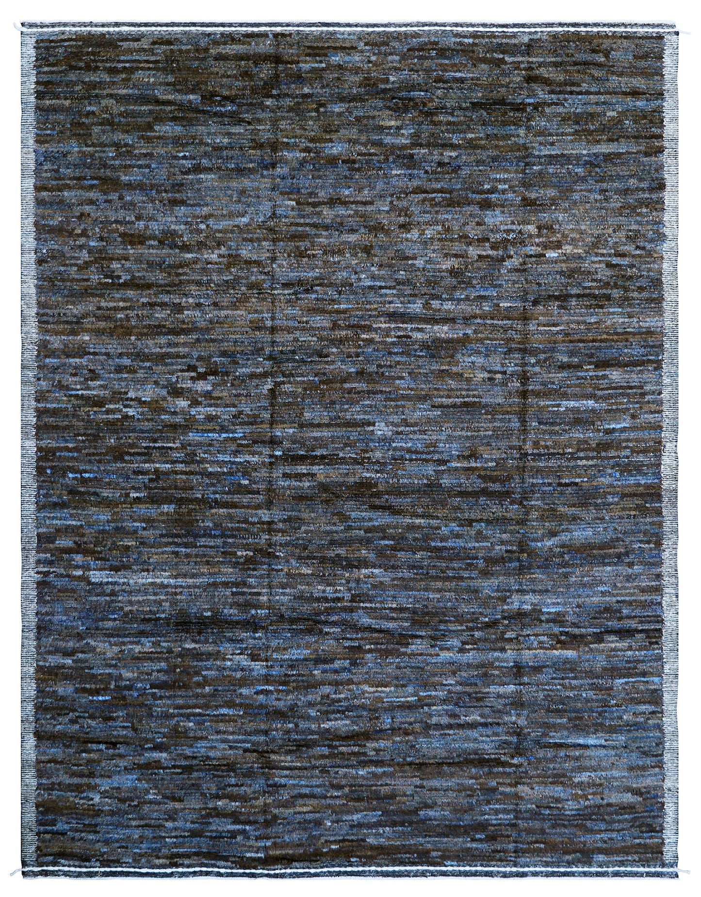 9'x12' Ariana Moroccan Solid Navy Blue Barchi Rug