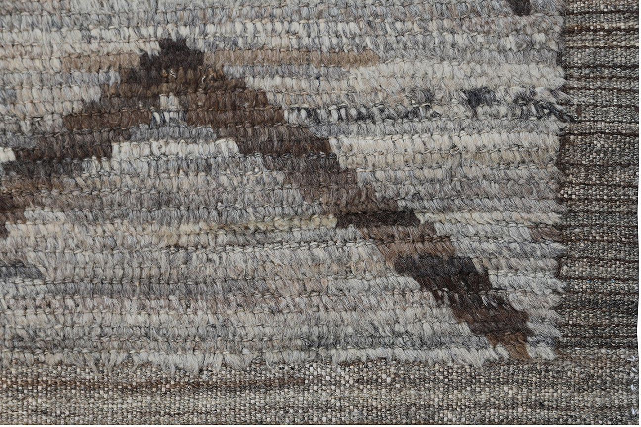 9'x10' Ariana Moroccan Style Taupe Brown Barchi Rug