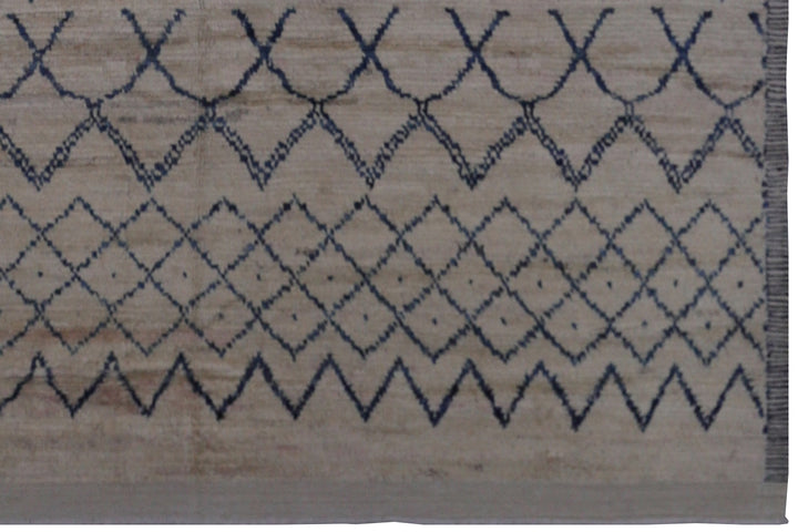 10'x14' Geometric Ariana Moroccan Style Barchi Shag Rug