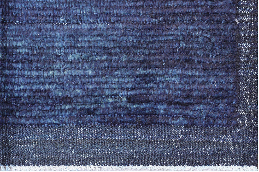 5'x7' Moroccan Solid Navy Blue Ariana Barchi Rug