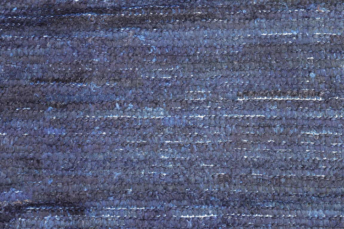 9'x12' Ariana Solid Navy Blue Shaggy Barchi Rug