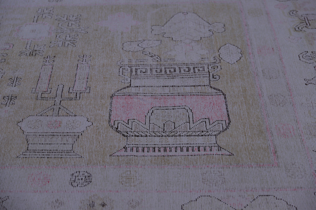 6'x10' Vintage Khotan Traditional Rug