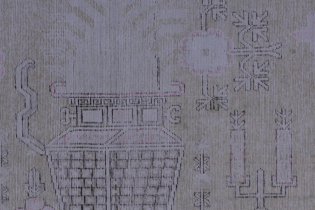 6'x10' Vintage Khotan Traditional Rug