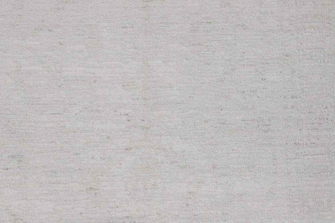 3’x12’ Ariana Transitional Washed-Out Wool Runner Rug – Soft Neutral Design