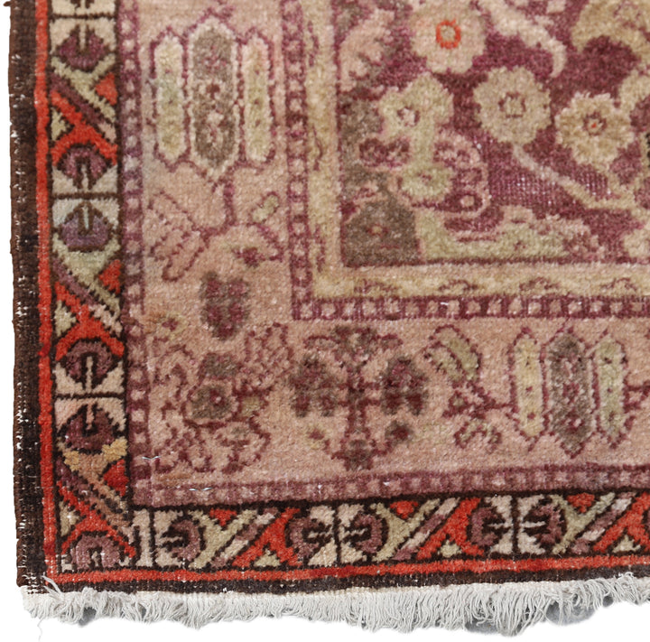 3'x17' Vintage Rare Runner Rug | Antique Samarkand Runner Rug