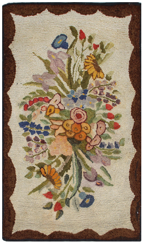 Antique American Hooked Rug | New England Antique Area Rug