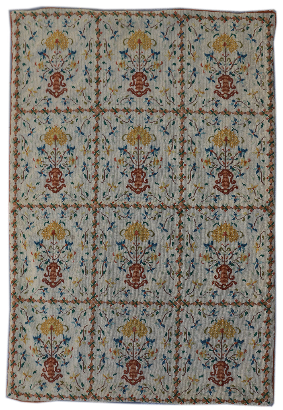 Traditional European Rug 3'x5' Antique European Rug | Vintage European Needlepoint Rug – Ariana Rugs