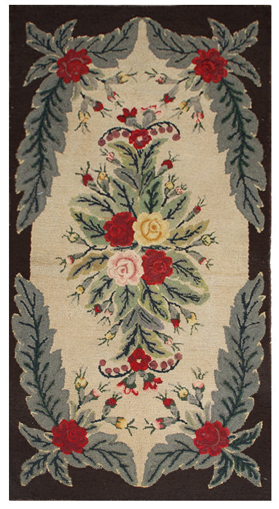 Antique American Hooked Rug | New England Antique Rug