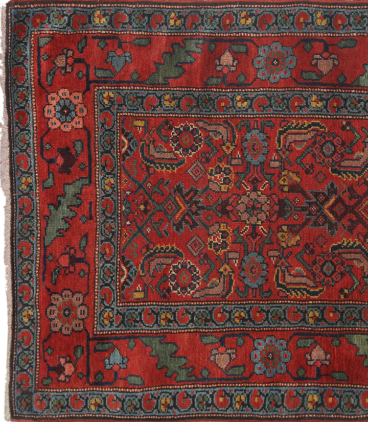 4'x10' Runner Rug | Vintage Persian | Hamadan Runner Rug