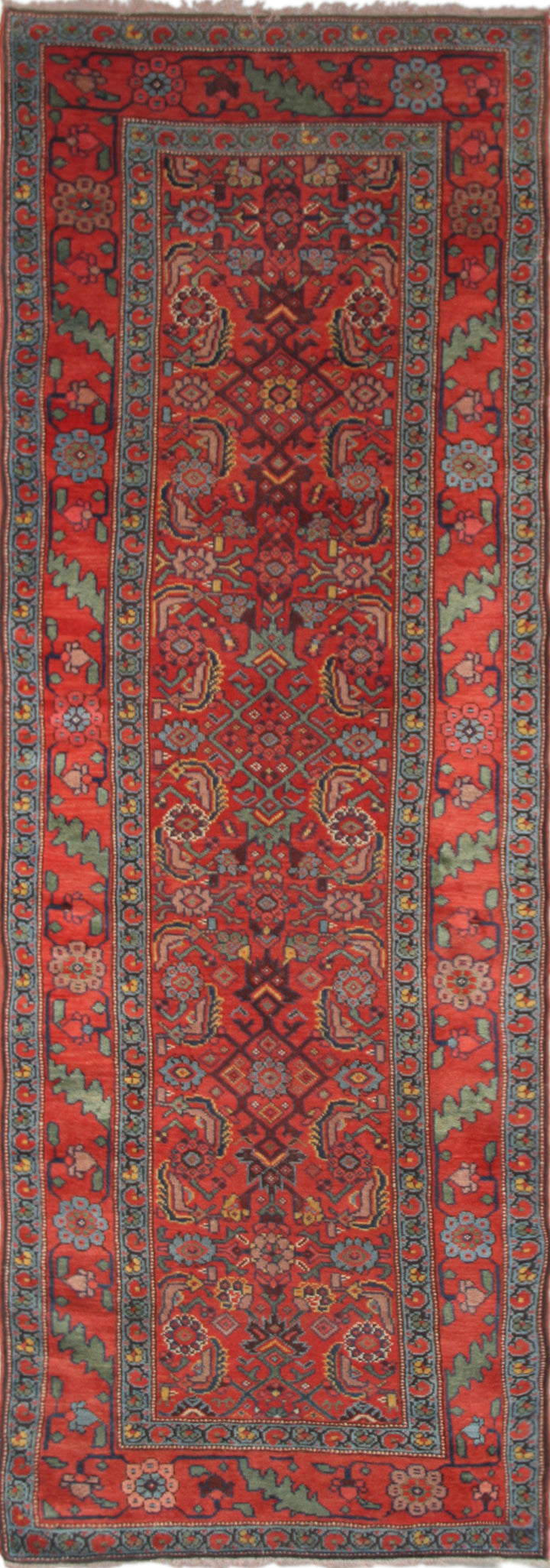 4'x10' Runner Rug | Vintage Persian | Hamadan Runner Rug