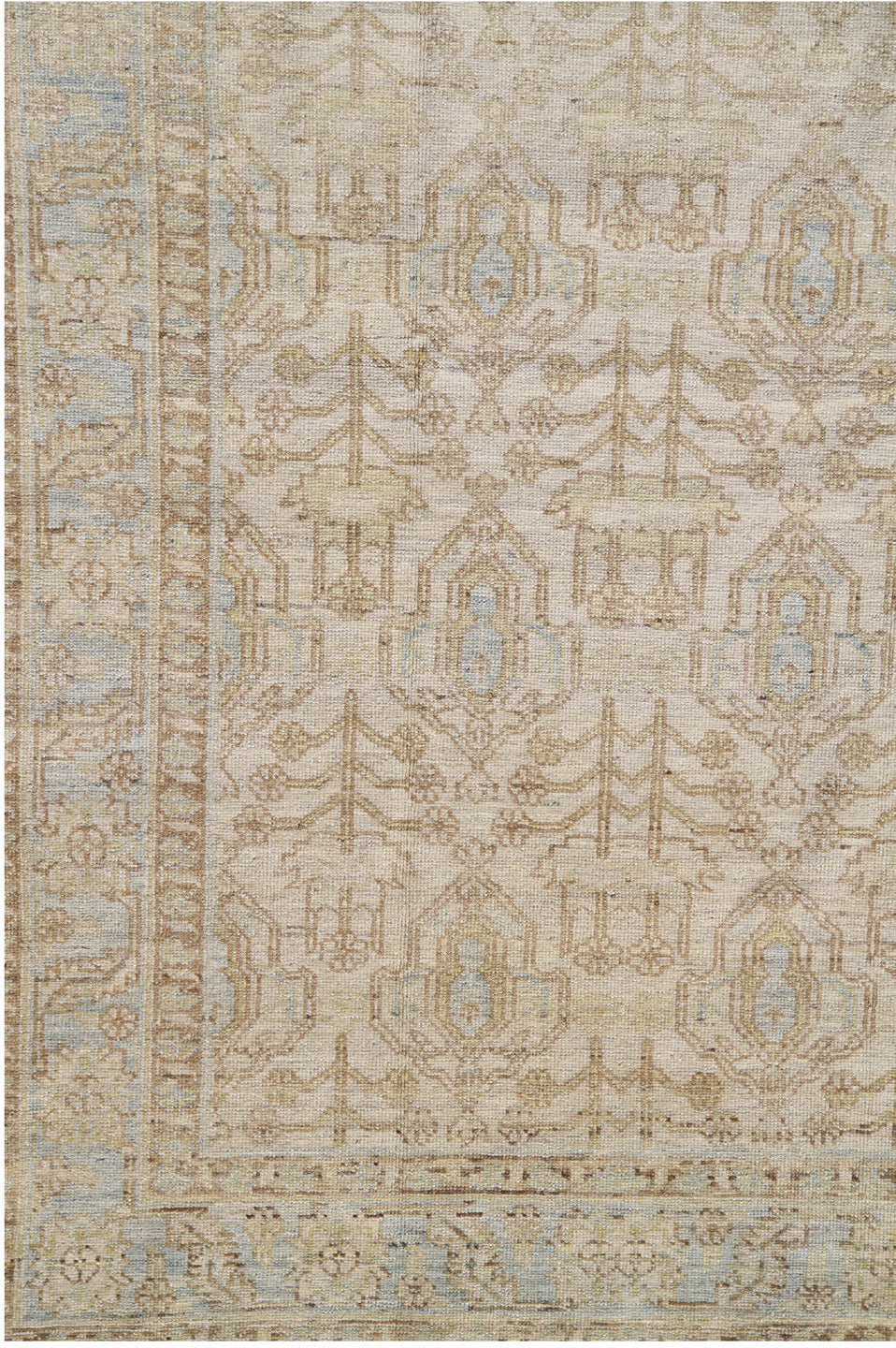 4'x6' Ariana Transitional Earth-Tone Serapi Rug – Hand-Knotted Afghan Wool Beauty
