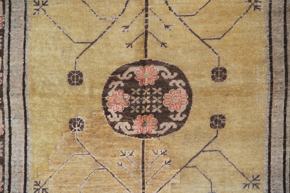 Vintage Wool Rug | Samarkand Khotan Area Rug