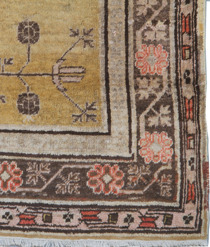 Vintage Wool Rug | Samarkand Khotan Area Rug