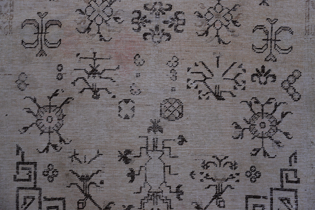 4'x8' Vintage Antique Samarkand Traditional Rug