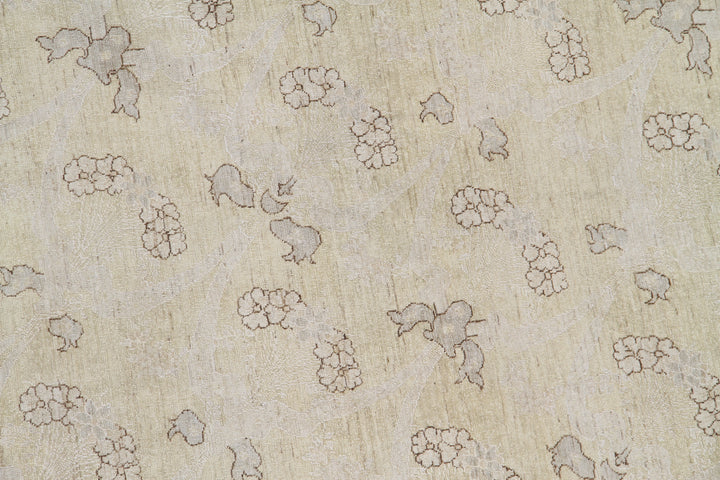 10'x14' Fine Quality Luxurious Ariana Transitional Large Hand Knotted Wool Area Rug
