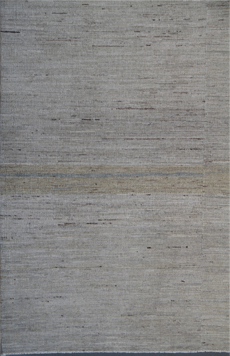 6'x9' Ariana Medium Modern Washed-Out Hand Knotted Wool Rug
