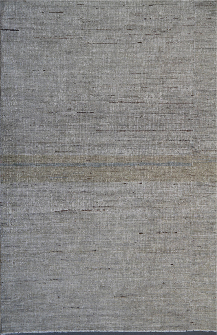 6'x9' Ariana Medium Modern Washed-Out Hand Knotted Wool Rug
