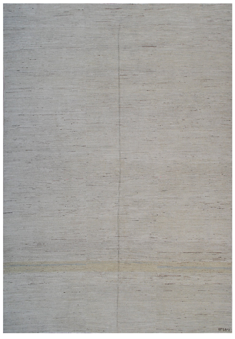 6'x9' Ariana Medium Modern Washed-Out Hand Knotted Wool Rug