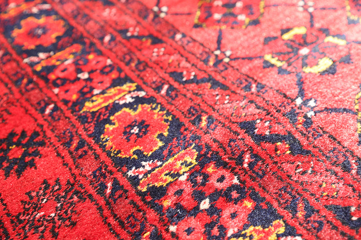 6x9 Red Afghan Bashir Rug