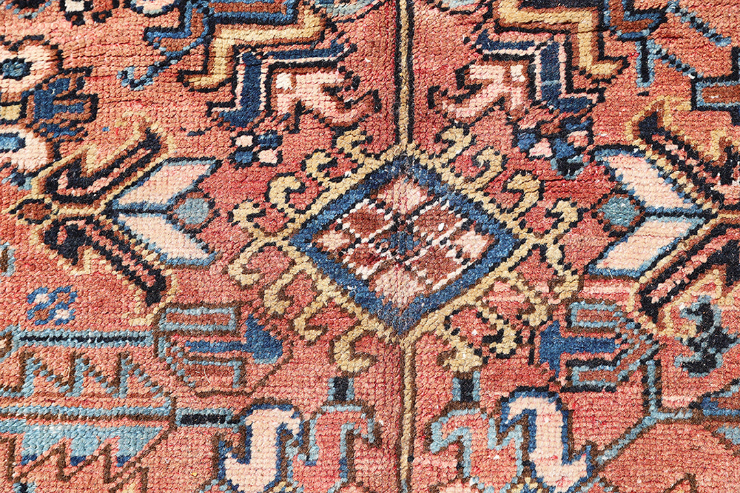 8'x12' Vintage Persian Heriz Rug