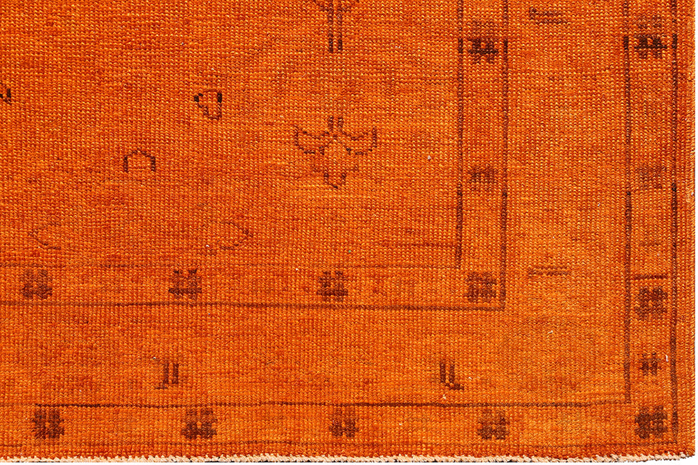 5'x8' Orange Ariana Overdye Rug