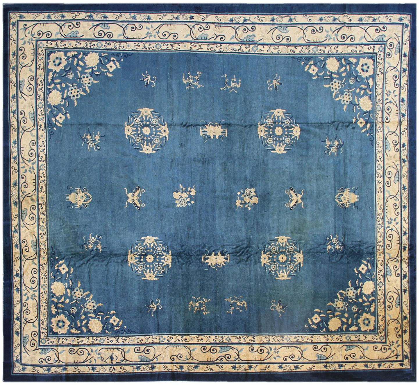 11'x12' Blue Antique Peking Rug